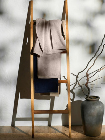 Полотенце из натурального хлопка "Нежность" бежевое MBM HOME модель BT-11 BEIGE Фото