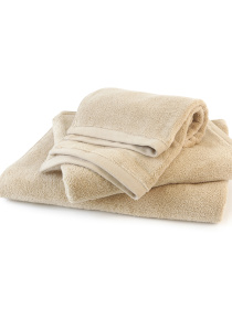 Полотенце из натурального хлопка "Нежность" бежевое MBM HOME модель BT-11 BEIGE Фото