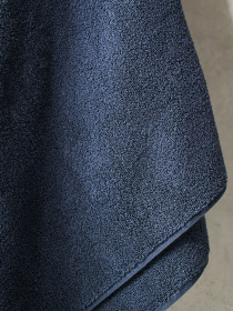 Полотенце из натурального хлопка "Нежность" темно-синее MBM HOME модель BT-11 DARK BLUE Фото