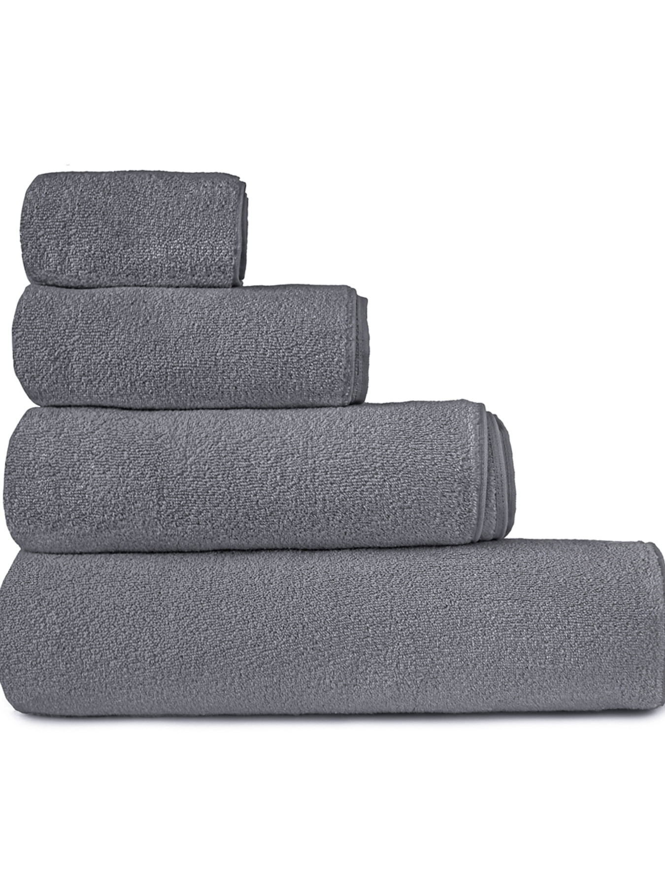 Полотенце из натурального хлопка "Нежность" серое MBM MY HOME модель BT-11 GRAY Фото