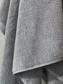 Полотенце из натурального хлопка "Нежность" серое MBM MY HOME модель BT-11 GRAY Фото