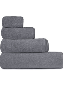 Полотенце из натурального хлопка "Нежность" серое MBM MY HOME модель BT-11 GRAY Фото