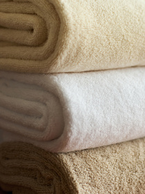 Полотенце из натурального хлопка "Нежность" айвори MBM HOME модель BT-11 IVORY Фото