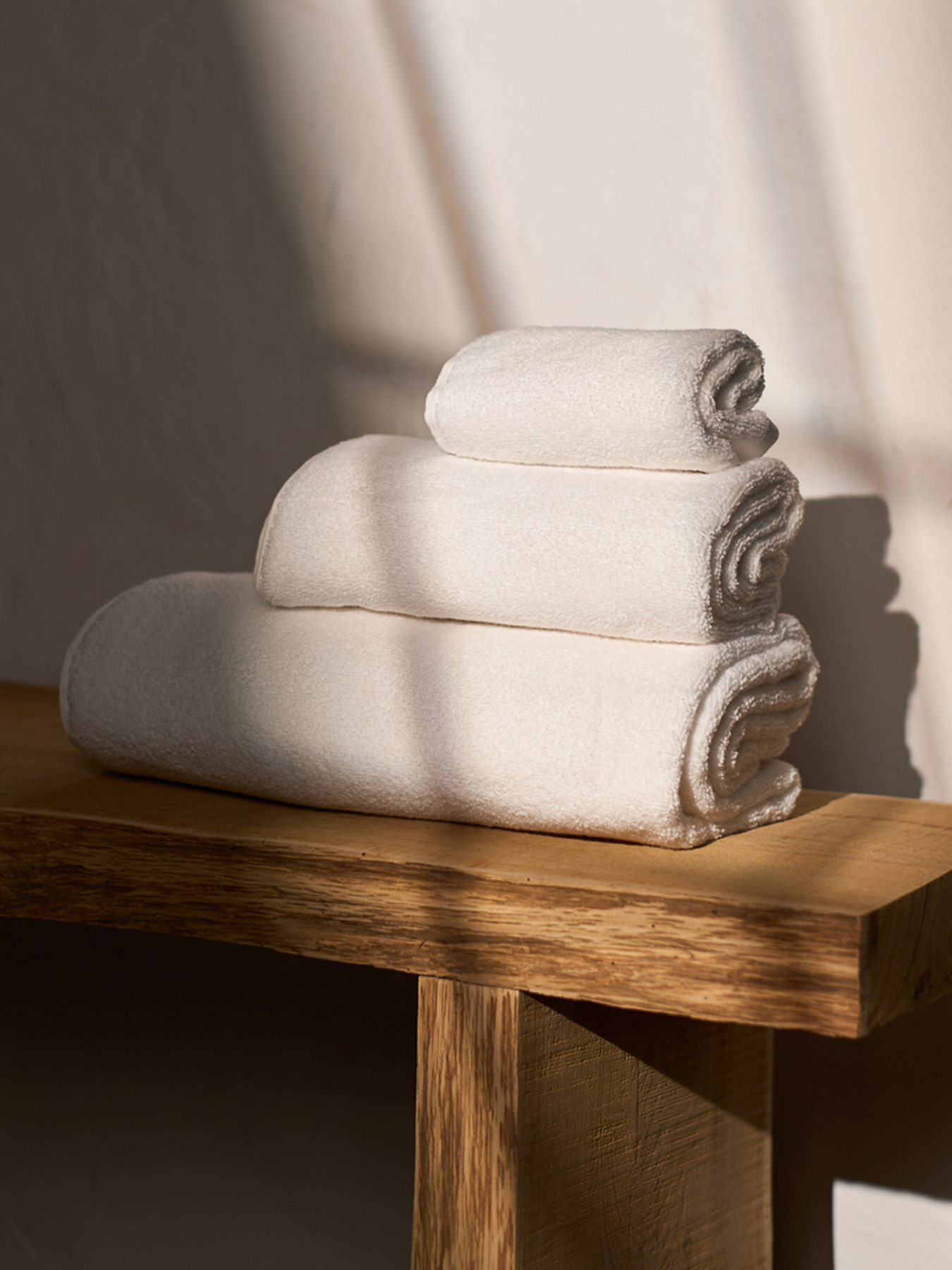 Полотенце из натурального хлопка "Нежность" белое MBM MY HOME модель BT-11 WHITE Фото