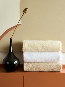 Полотенце из натурального хлопка "Нежность" белое MBM MY HOME модель BT-11 WHITE Фото