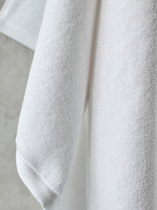 Полотенце из натурального хлопка "Нежность" белое MBM HOME модель BT-11 WHITE Фото