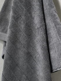 Полотенце из натурального хлопка "Вдохновение" темно-серое MBM MY HOME модель BT-12 ANTHRACITE Фото