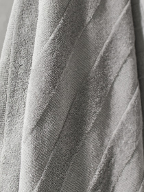Полотенце из натурального хлопка "Вдохновение" светло-серое MBM MY HOME модель BT-12 GRAY/BLUE Фото