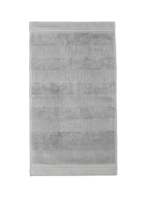 Полотенце из натурального хлопка "Вдохновение" светло-серое MBM MY HOME модель BT-12 GRAY/BLUE Фото