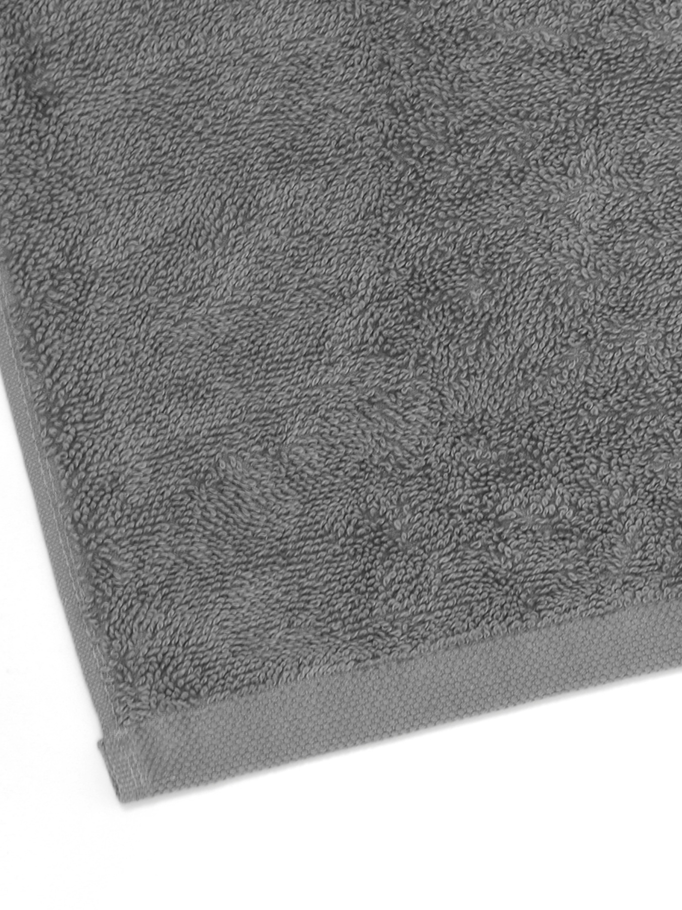 Полотенце из натурального хлопка "Прикосновение" серое MBM MY HOME модель BT-13 GRAY Фото