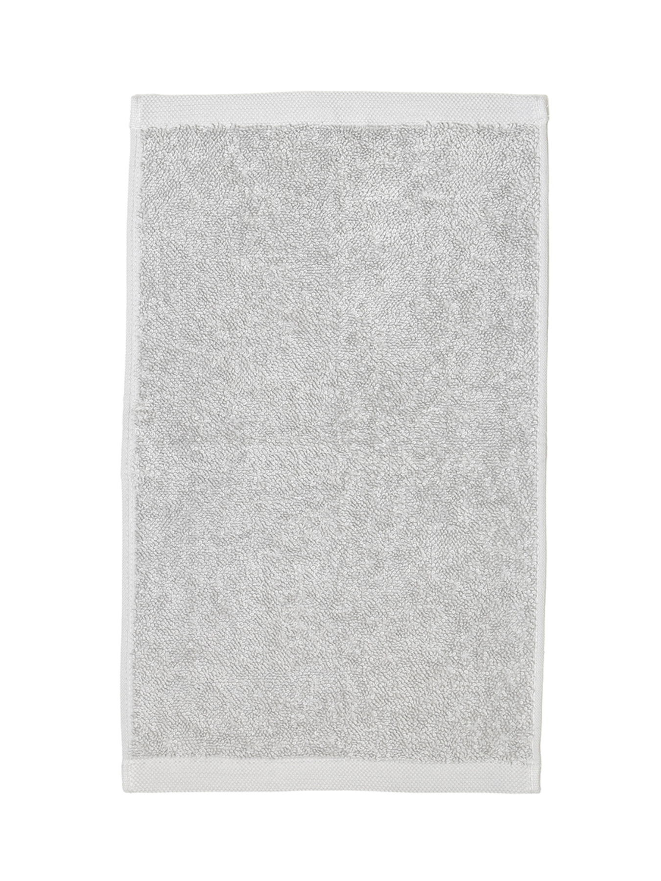 Полотенце из натурального хлопка "Прикосновение" светло-серое MBM HOME модель BT-13 GRAY/BLUE Фото