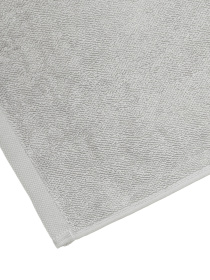 Полотенце из натурального хлопка "Прикосновение" светло-серое MBM HOME модель BT-13 GRAY/BLUE Фото