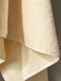 Полотенце из натурального хлопка "Прикосновение" айвори MBM HOME модель BT-13 IVORY Фото