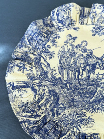 Серветка сервірувальна з рюшами Italiano Blue водовідштовхуюча Ecotton модель 25325 Фото