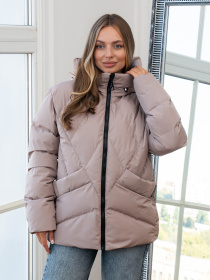 Зимова куртка UVENTUM модель Kivi-beige Фото