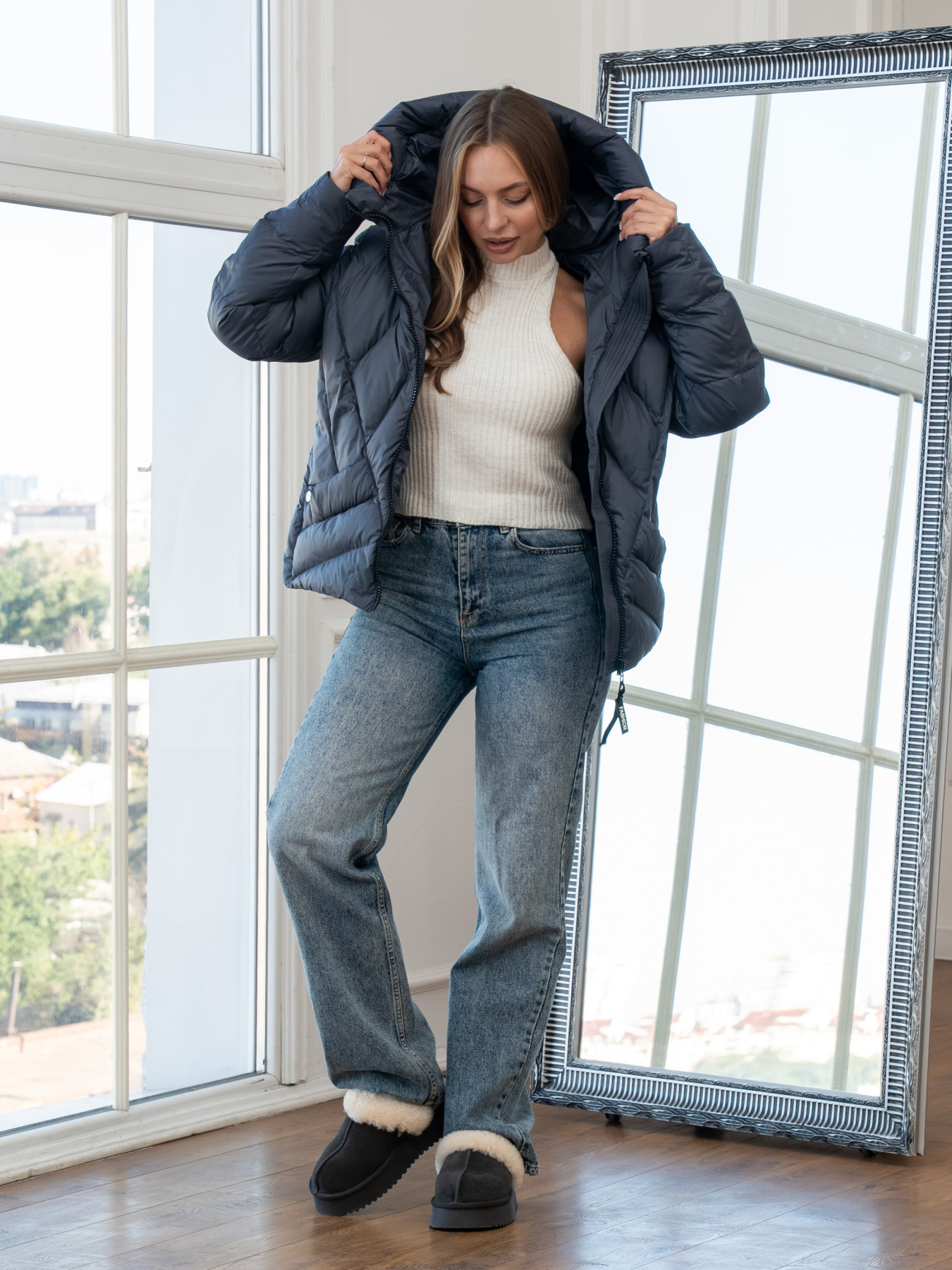 Зимняя куртка UVENTUM модель Kivi-Nova-graphite Фото