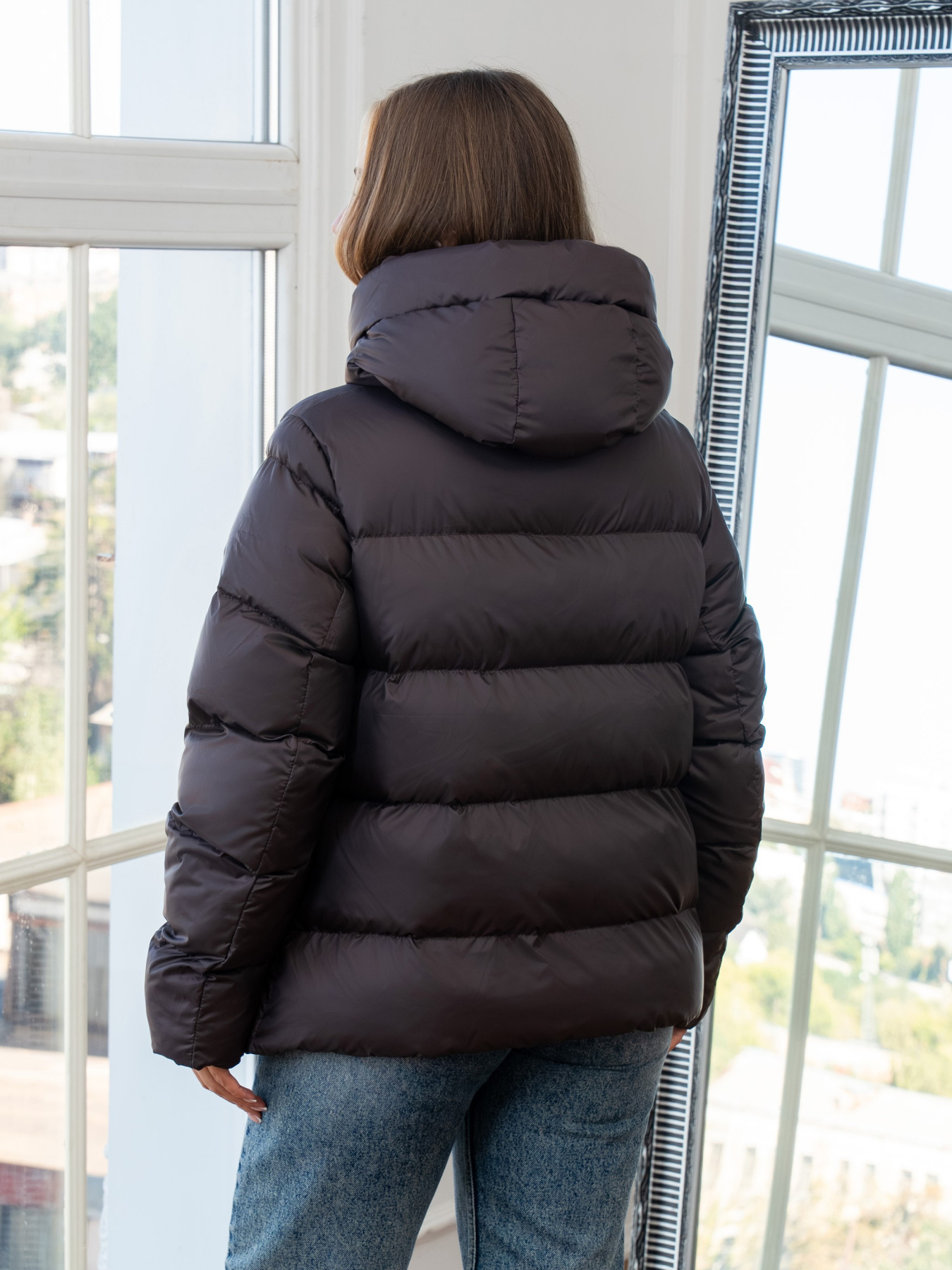 Зимняя куртка UVENTUM модель Kivi-Nova-chocolate Фото