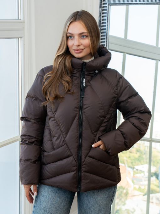 Зимова куртка UVENTUM модель Kivi-Nova-chocolate Фото