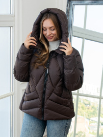 Зимняя куртка UVENTUM модель Kivi-Nova-chocolate Фото