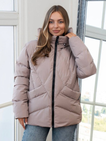 Зимова куртка UVENTUM модель Kivi-Nova-beige Фото