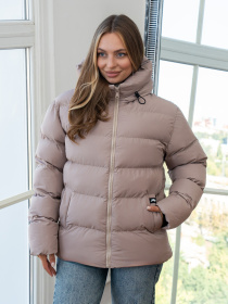 Зимняя куртка UVENTUM модель Oscar-1-beige Фото