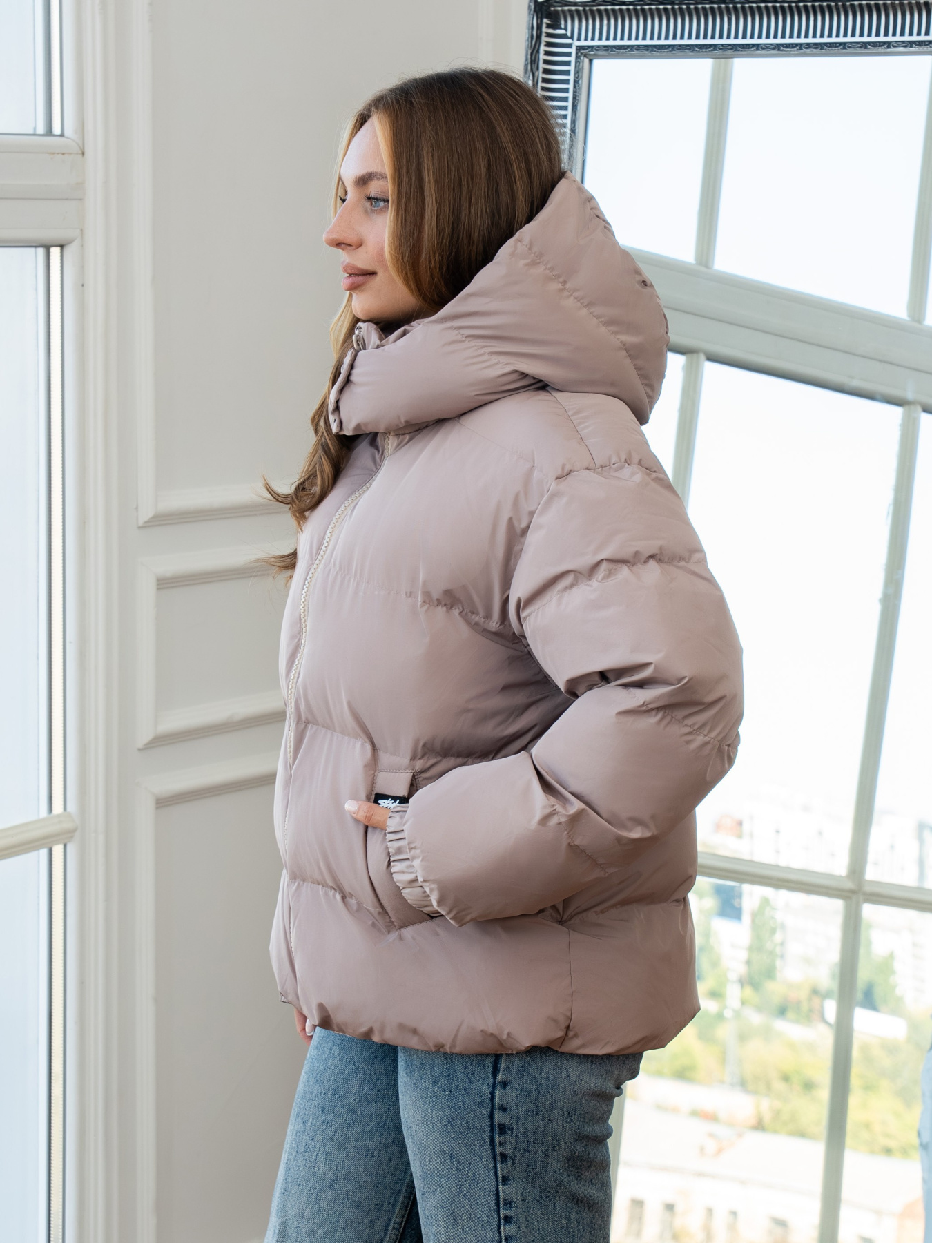 Зимняя куртка UVENTUM модель Oscar-2-beige Фото