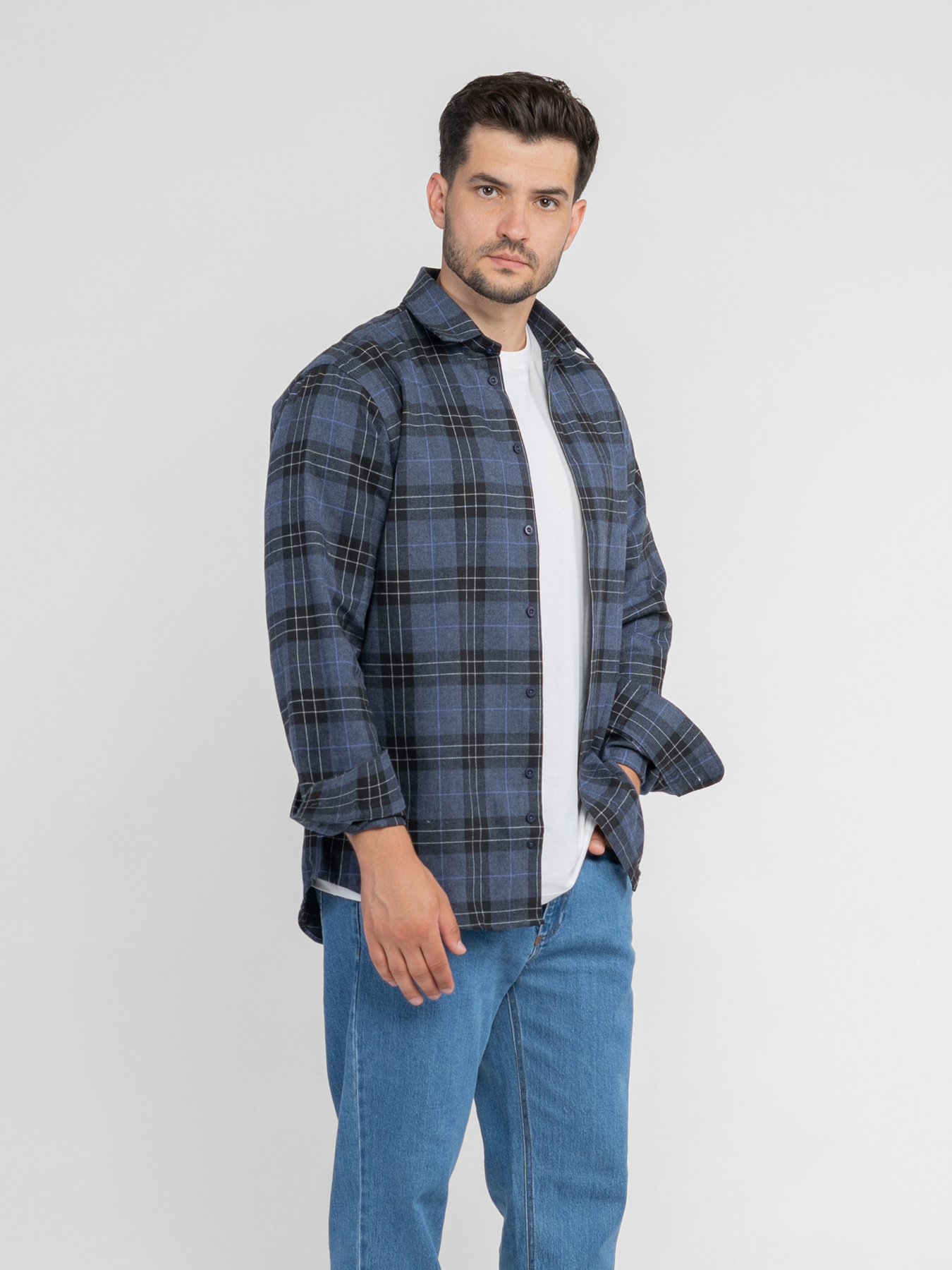 Сорочка повсякденна Arber модель M05.13.09.531 Фото