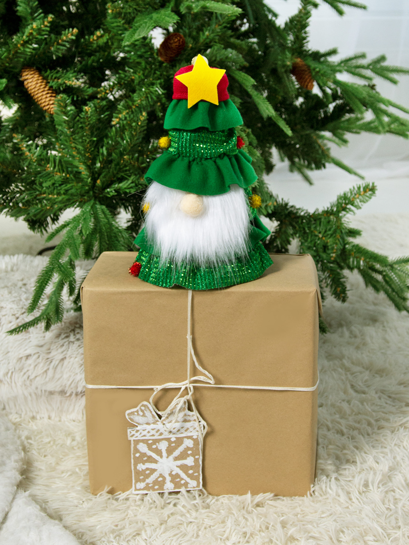 Ялинка-гном новорічна MBM HOME модель DH-NY-03 GREEN Фото