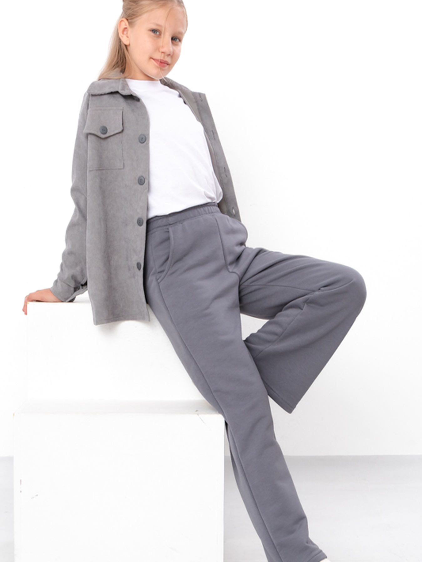 Брюки повседневные Носи своє модель 6437-104-temnij-graft Фото