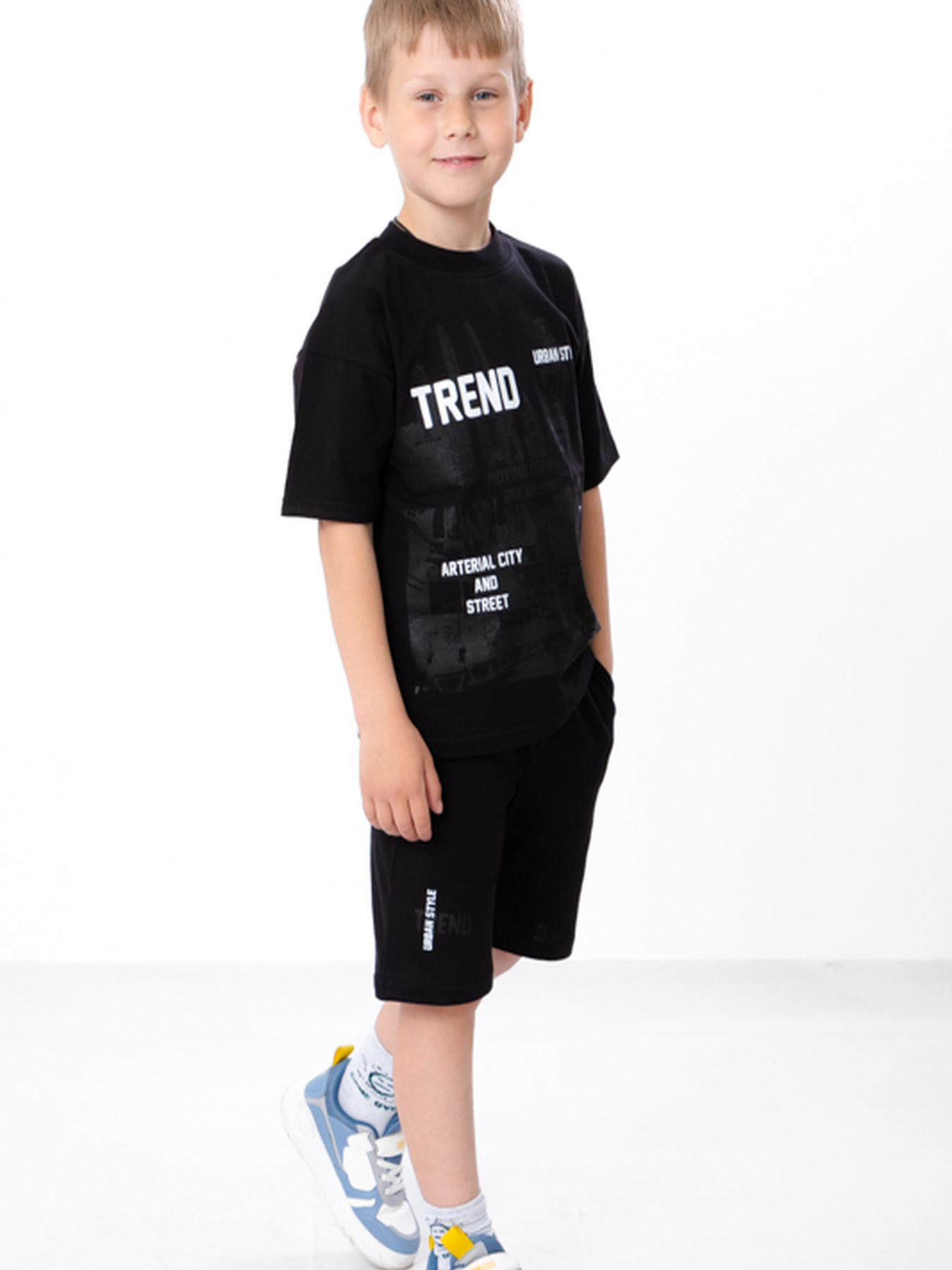 Повседневный костюм Носи своє модель 6466-001-33-chornij Фото