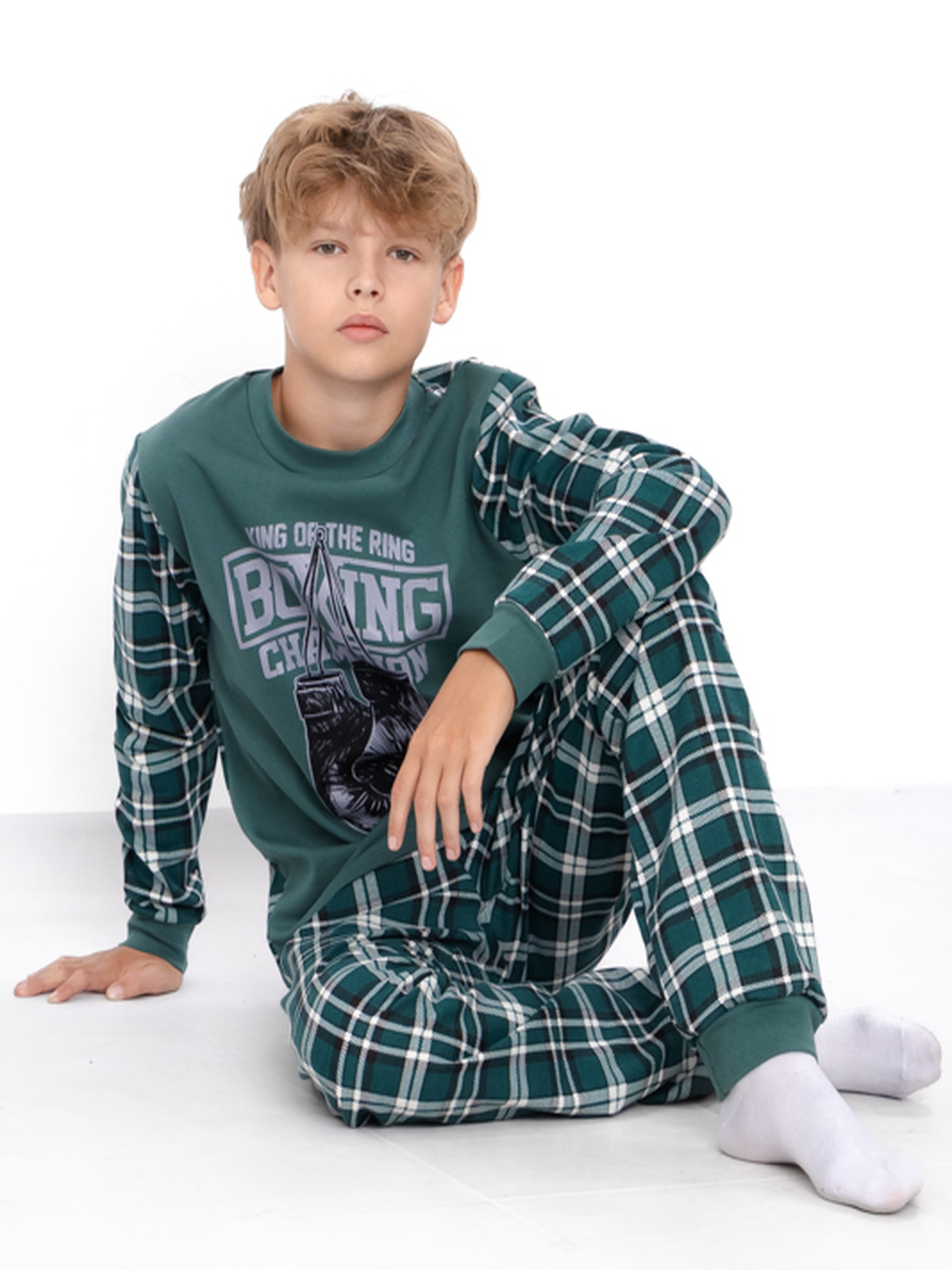 Пижама Носи своє модель 6076-024-33-1-1-kltinka-temno-zelenij Фото