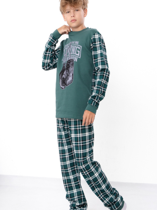 Піжама Носи своє модель 6076-024-33-1-1-kltinka-temno-zelenij Фото