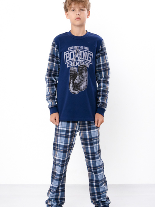 Піжама Носи своє модель 6076-024-33-1-1-kltinka-sinj-bezh Фото