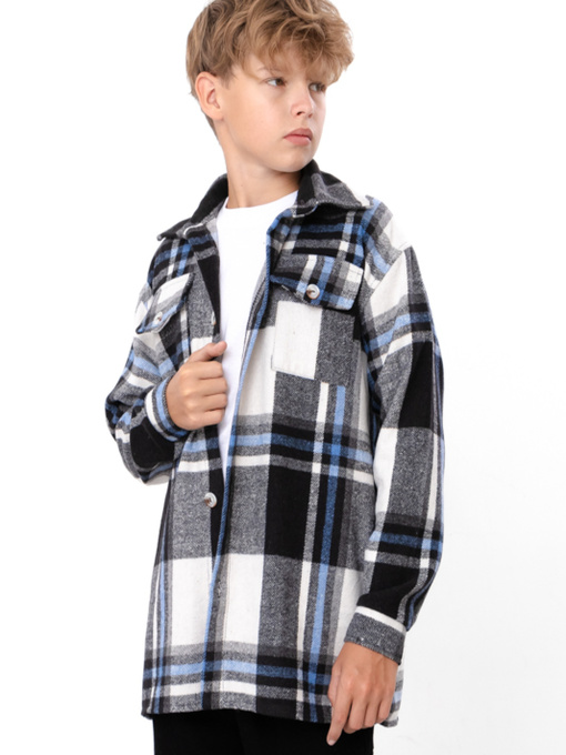 Рубашка Носи своє модель 6417-114-kltinka-chornij-blakitnij Фото