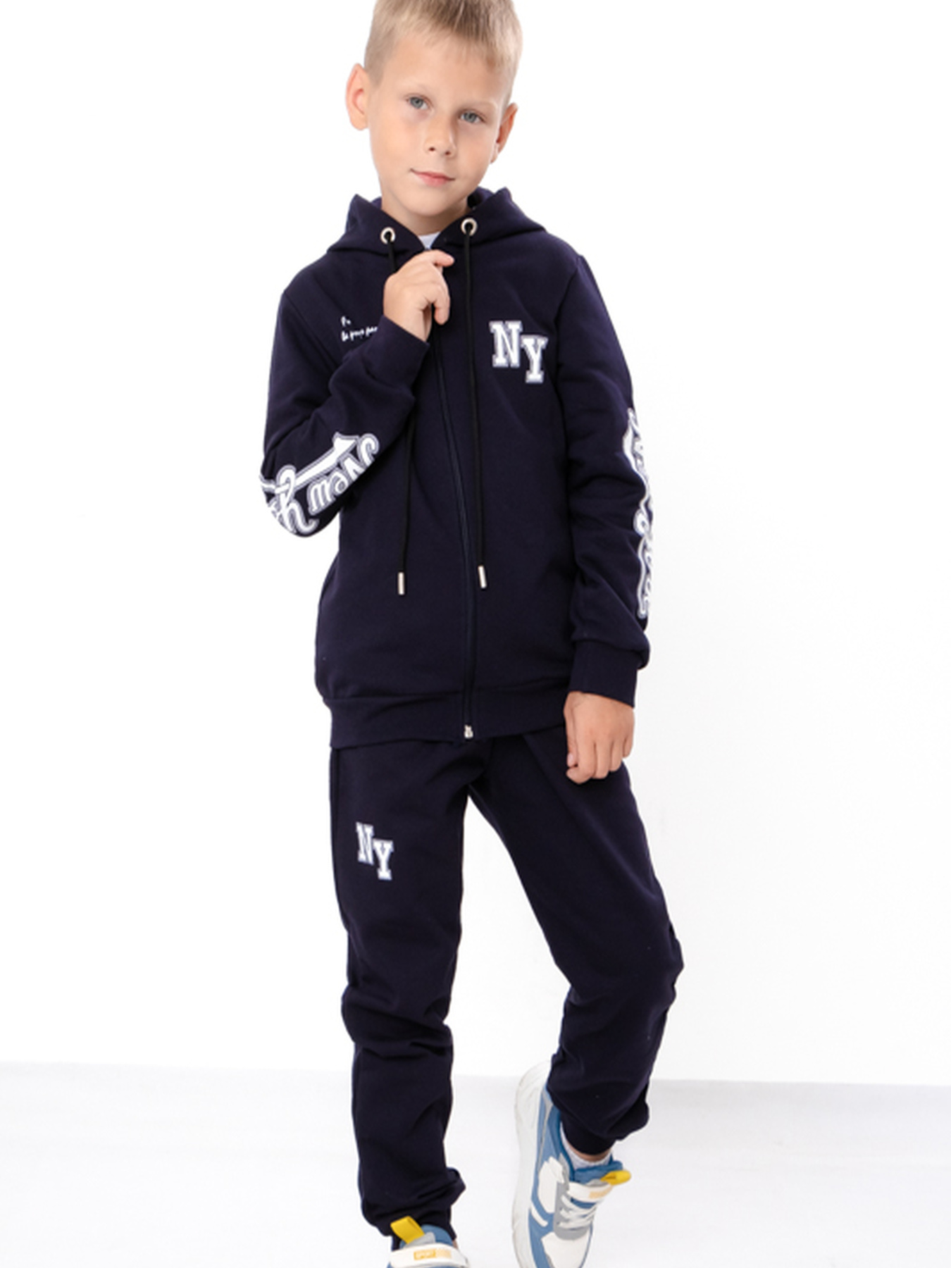 Спортивний костюм Носи своє модель 6018-023-33-6-chornilxno-sinj-ny Фото