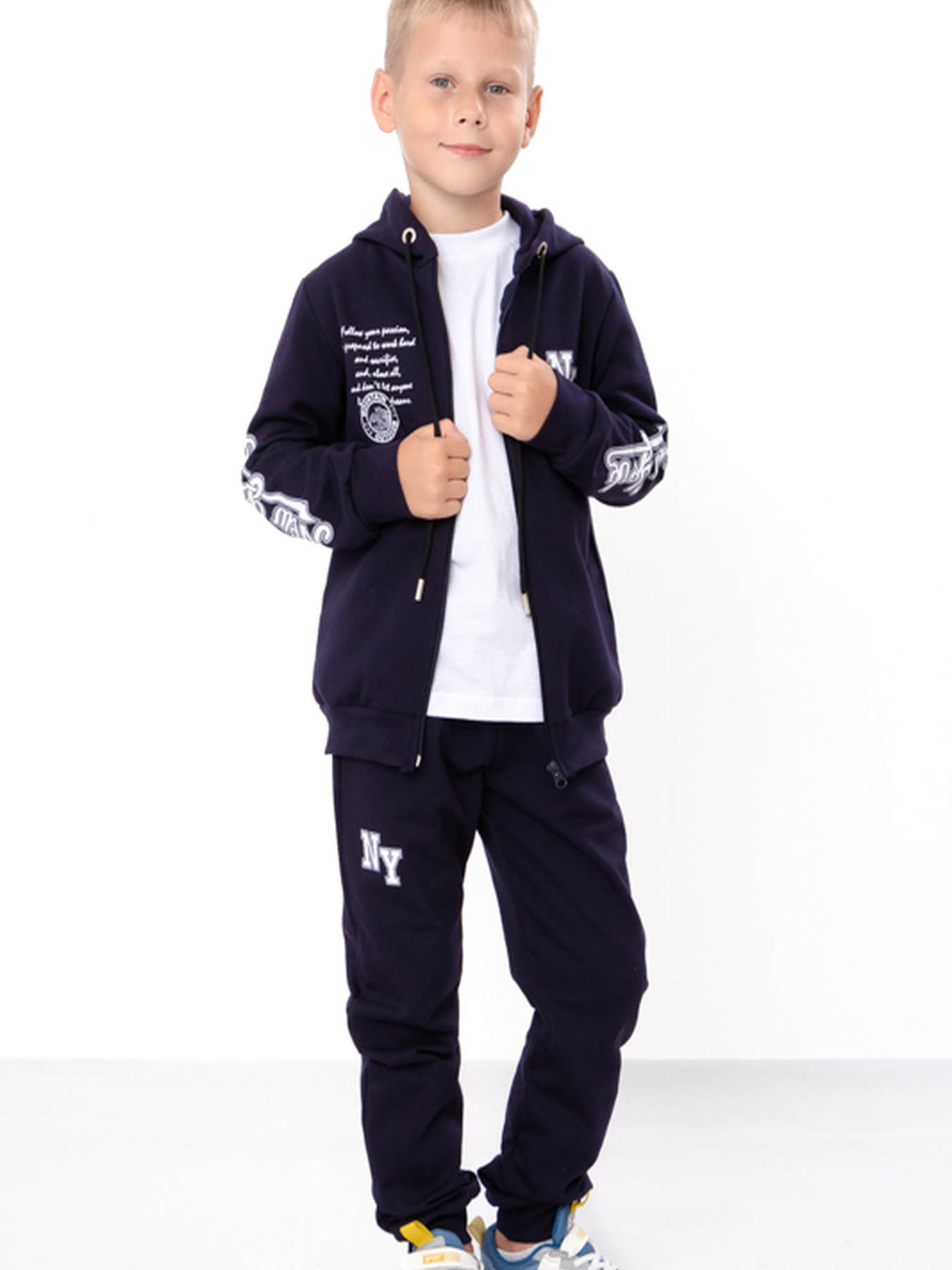 Спортивний костюм Носи своє модель 6018-023-33-6-chornilxno-sinj-ny Фото