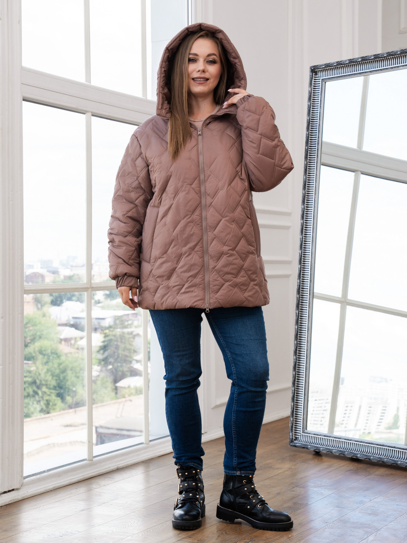 Демисезонная куртка UVENTUM модель 00129-mt Фото