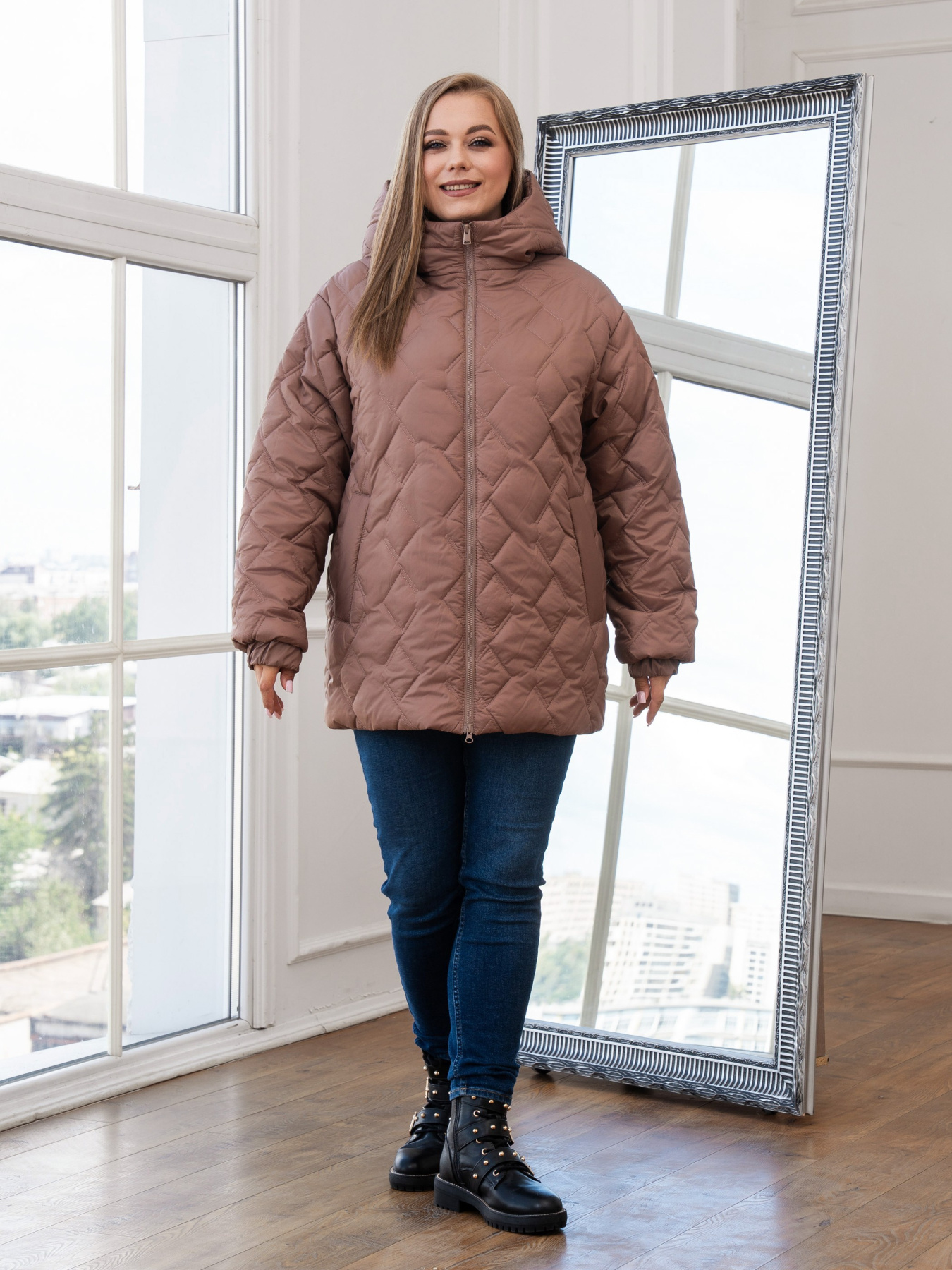 Демисезонная куртка UVENTUM модель 00129-mt Фото