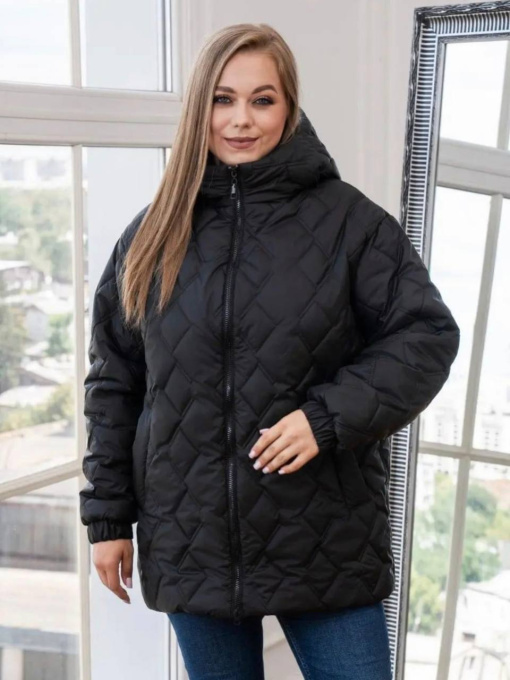 Демисезонная куртка UVENTUM модель 00129-mt-BLC Фото