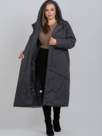 Пальто с утеплителем UVENTUM модель 1068-r-GR Фото