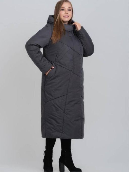 Пальто с утеплителем UVENTUM модель 1068-r-GR Фото