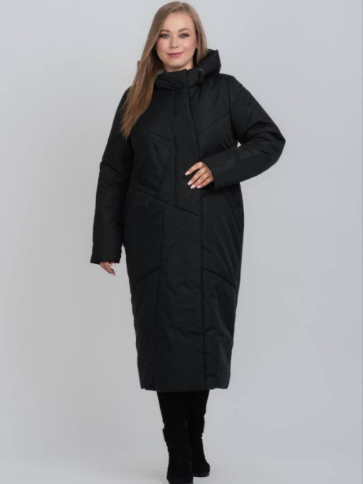 Пальто с утеплителем UVENTUM модель 1068-r-BLCK Фото