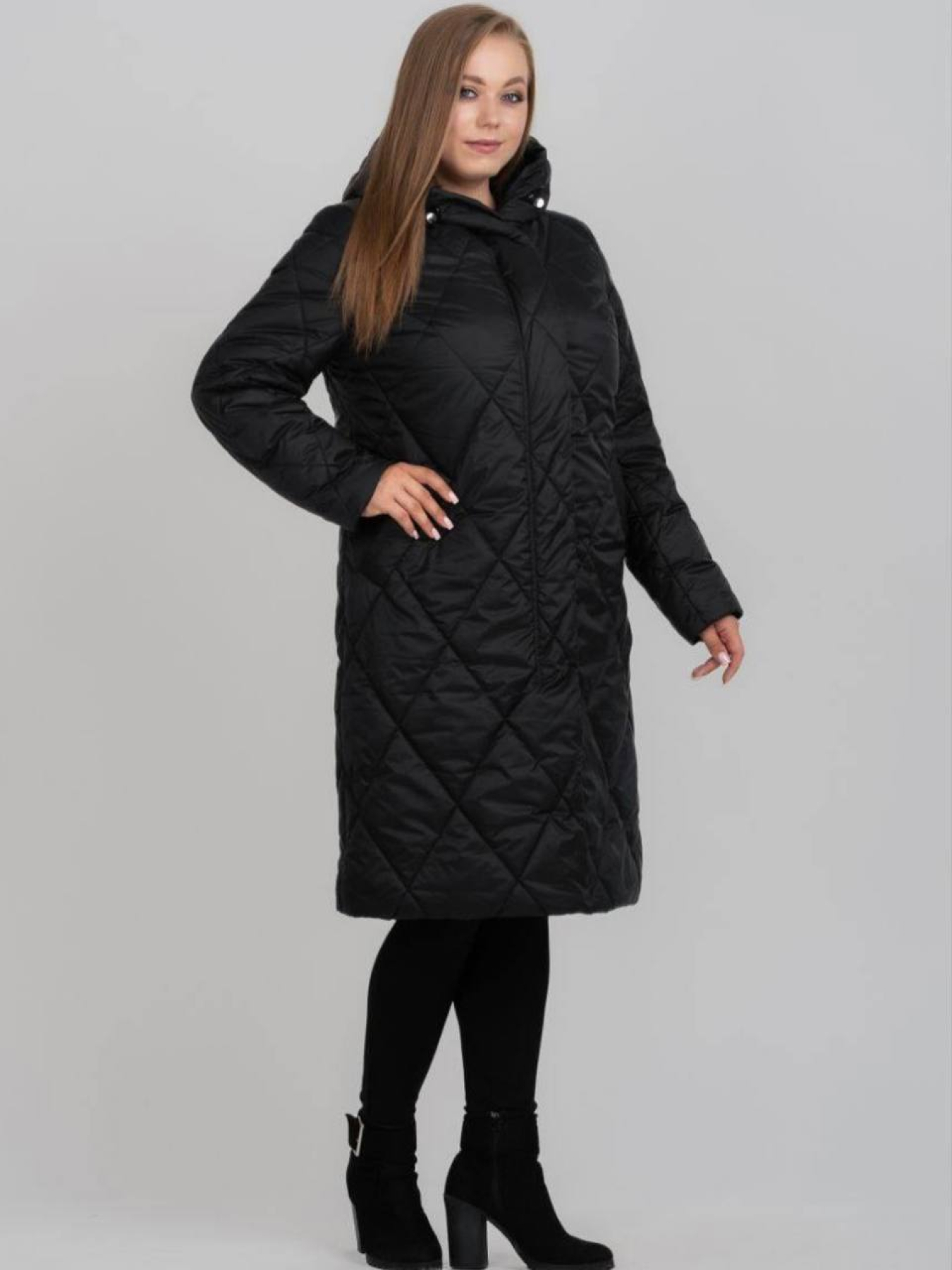 Пальто з утеплювачем UVENTUM модель 1143-r-BLCK Фото