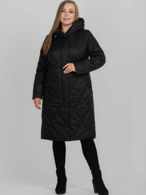 Пальто с утеплителем UVENTUM модель 1143-r-BLCK Фото