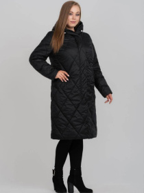 Пальто с утеплителем UVENTUM модель 1143-r-BLCK Фото