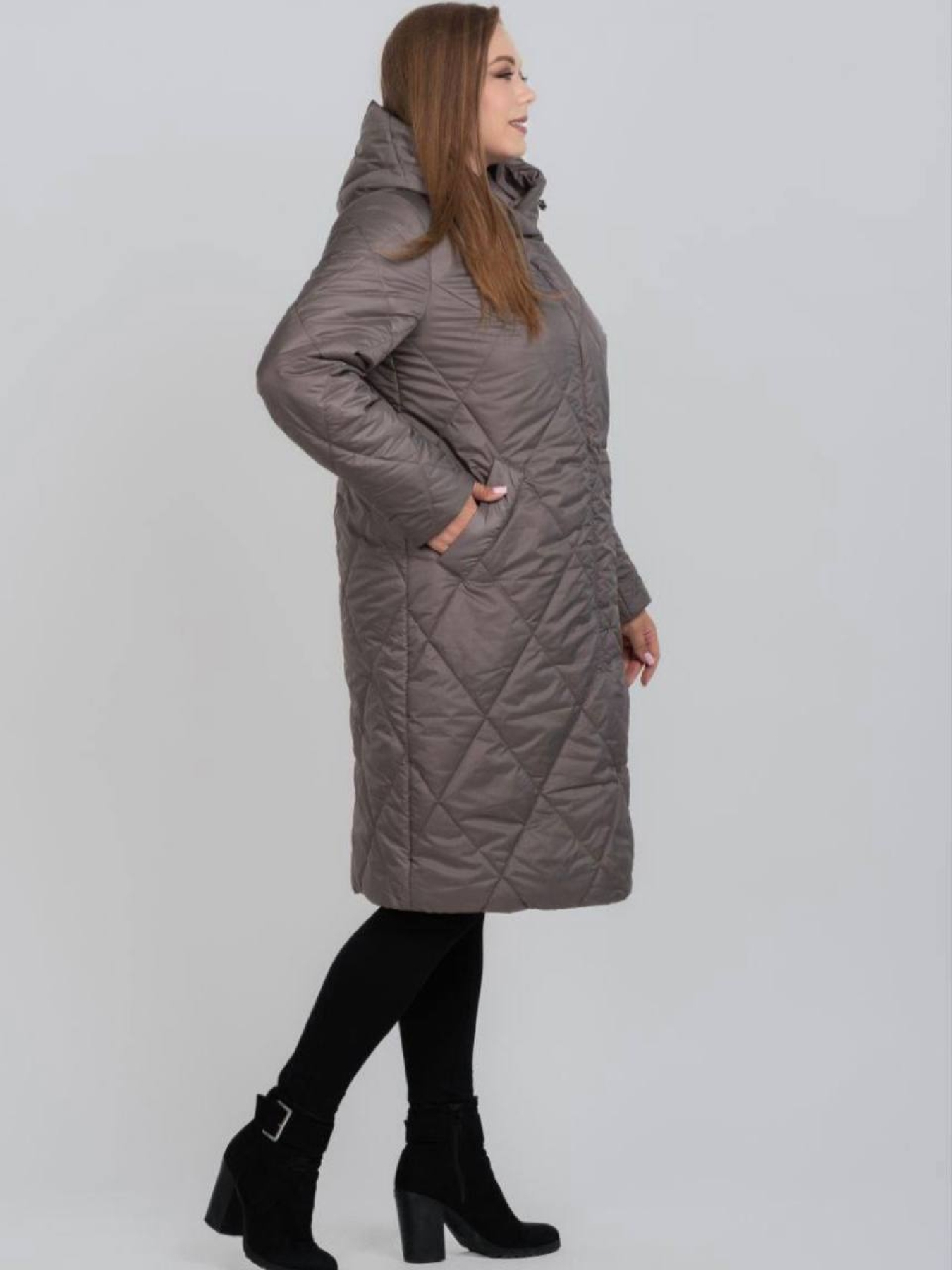 Пальто с утеплителем UVENTUM модель 1143-r-MOC Фото