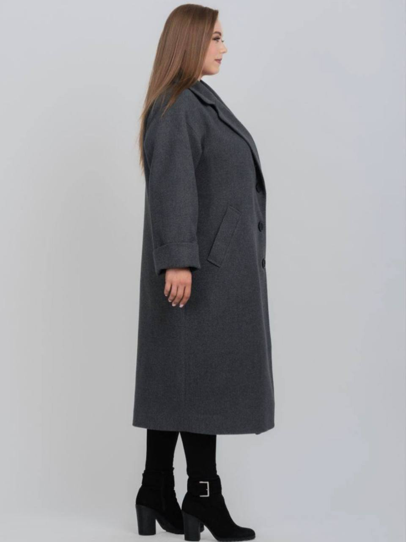 Пальто UVENTUM модель 1147-r-GR Фото