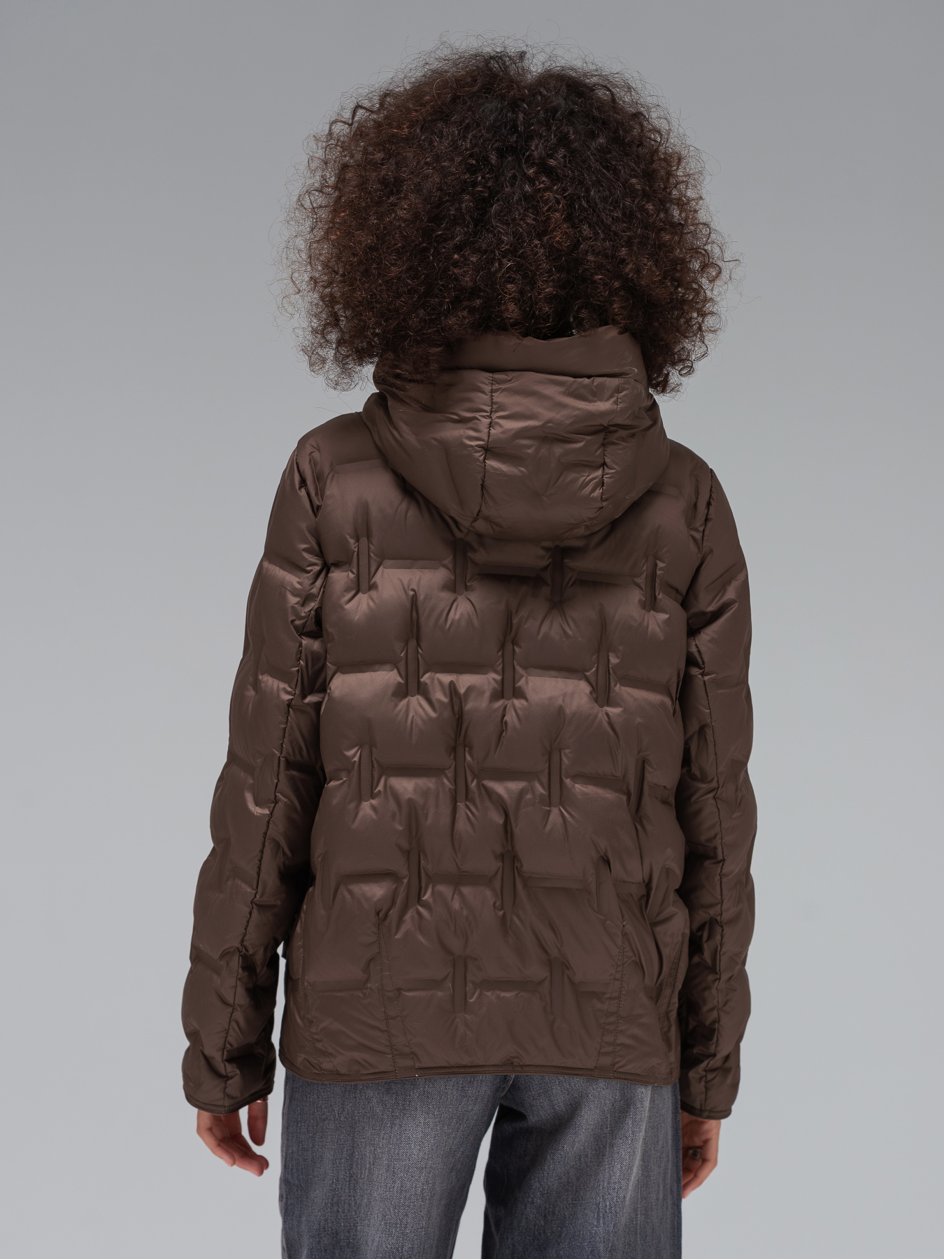 Демисезонная куртка VIVA WEAR модель 6570-milk-brown Фото