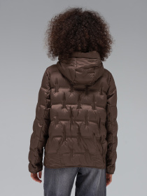 Демисезонная куртка VIVA WEAR модель 6570-milk-brown Фото