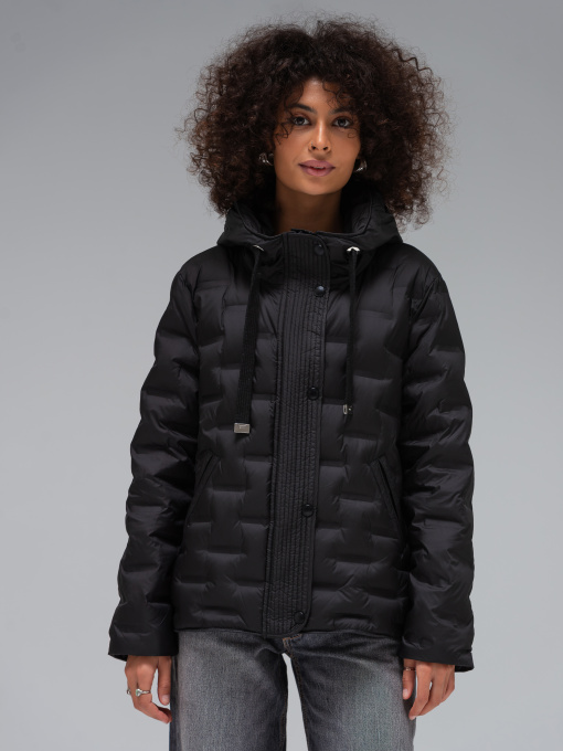 Демисезонная куртка VIVA WEAR модель 6518-black Фото